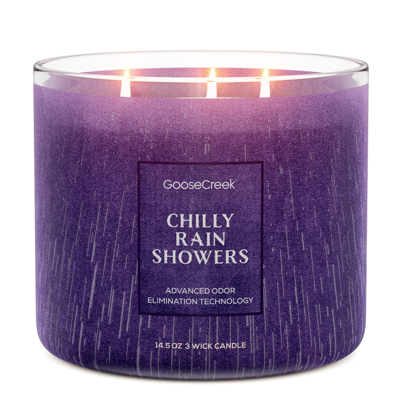 Chilly Rain Showers Odor Eliminating 3-Wick Candle [BIB4]
