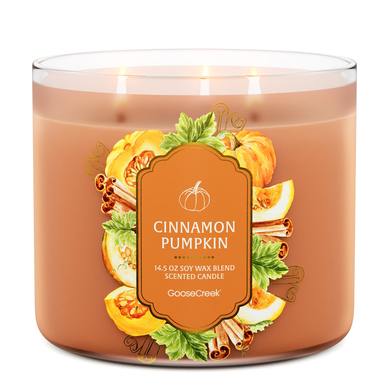 Cinnamon Pumpkin 3-Wick Candle [Q7VK] [Q7VK4J]
